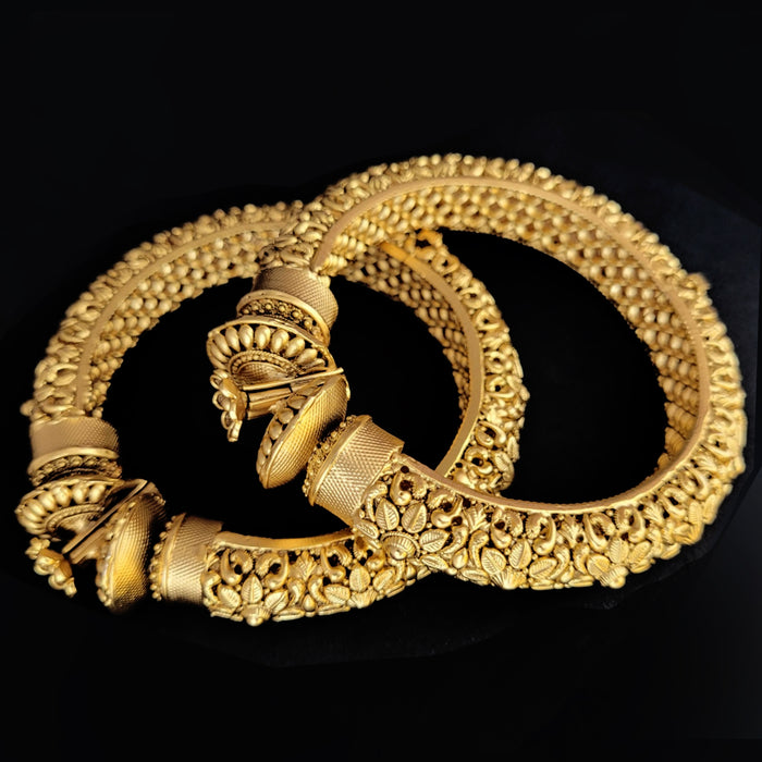 Indian Polki Openable Bangles Set of 2 Pieces