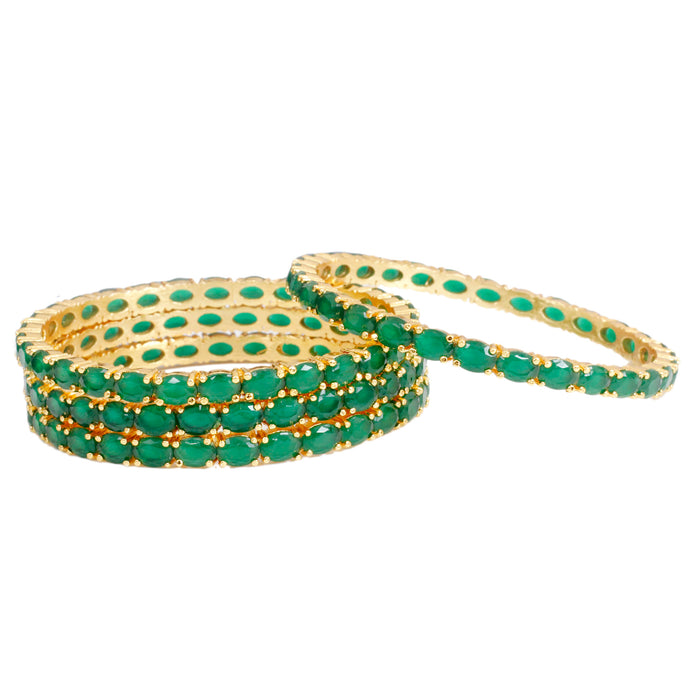 Exquisite Cubic Zirconia AD Bangles