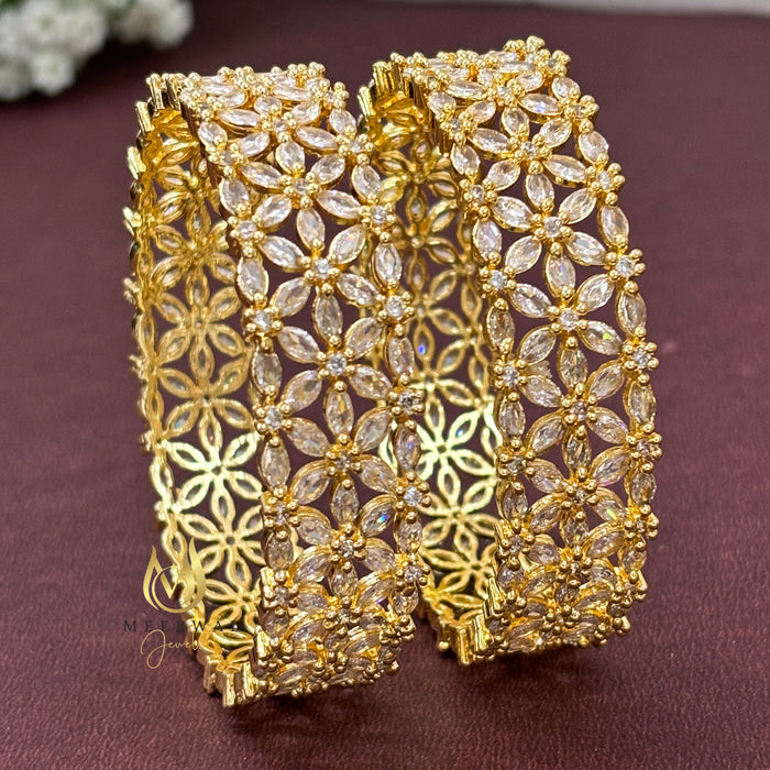 Premium Sparkling CZ AD Bangles