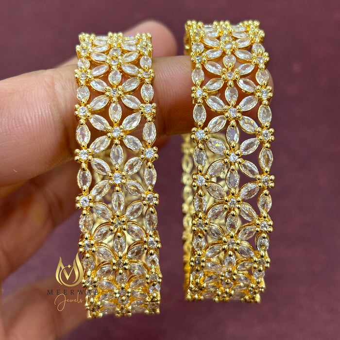 Premium Sparkling CZ AD Bangles