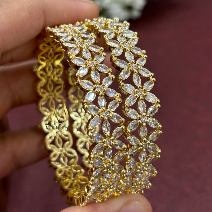 Premium Sparkling CZ AD Bangles